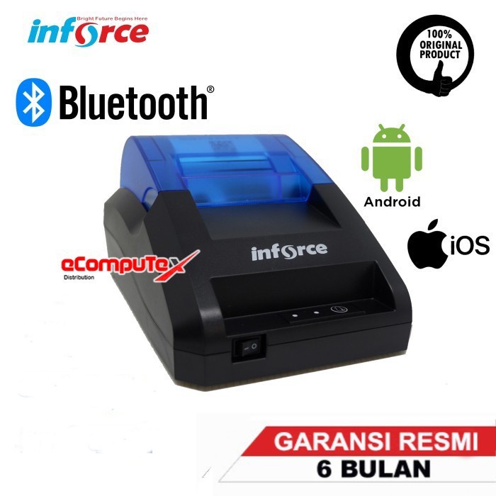 PRINTER KASIR STRUK THERMAL INFORCE P58C-NB / P 58C USB BLUETOOTH RJ11 GARANSI RESMI