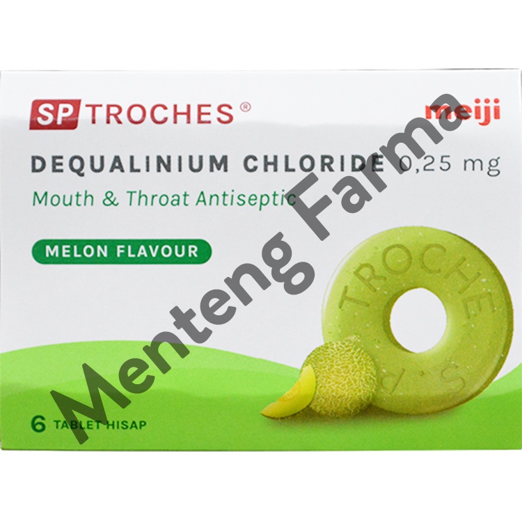 Tablet Hisap SP Troches Meiji (rasa melon) - Atasi Gangguan Mulut dan Sakit Tenggorokan