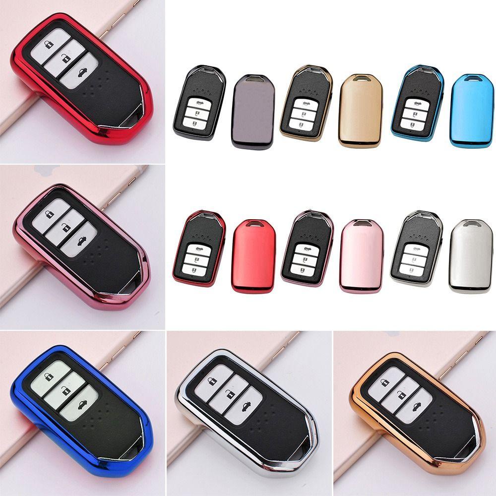 Preva Remote Key Case Soft TPU Pelindung Aksesoris Mobil Key Fob Cover