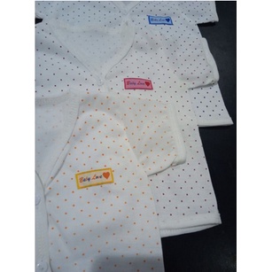 BOBOKO SETELAN Baju Bayi Newborn Lengan Pendek Polkadot