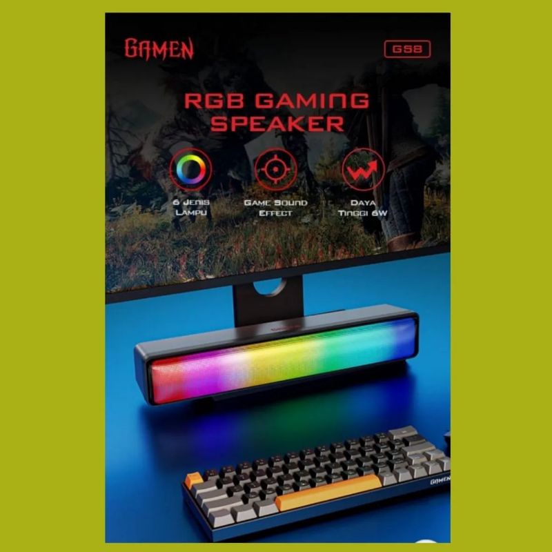 SPEAKER KABEL SOUNDBAR RGB GAMEN