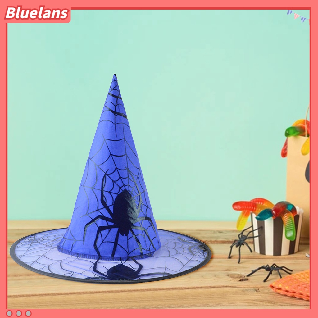 Topi Penyihir Motif Unik Untuk Cosplay Halloween