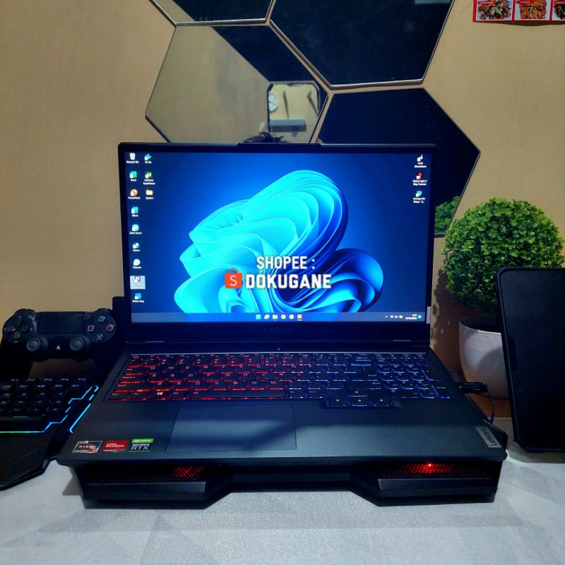 Lenovo Legion 5 RTX 3060 RYZEN 7 5800H 1TB NVME SSD RAM 16GB IPS 165HZ 15ACH6H LAPTOP GAMING BEKAS S