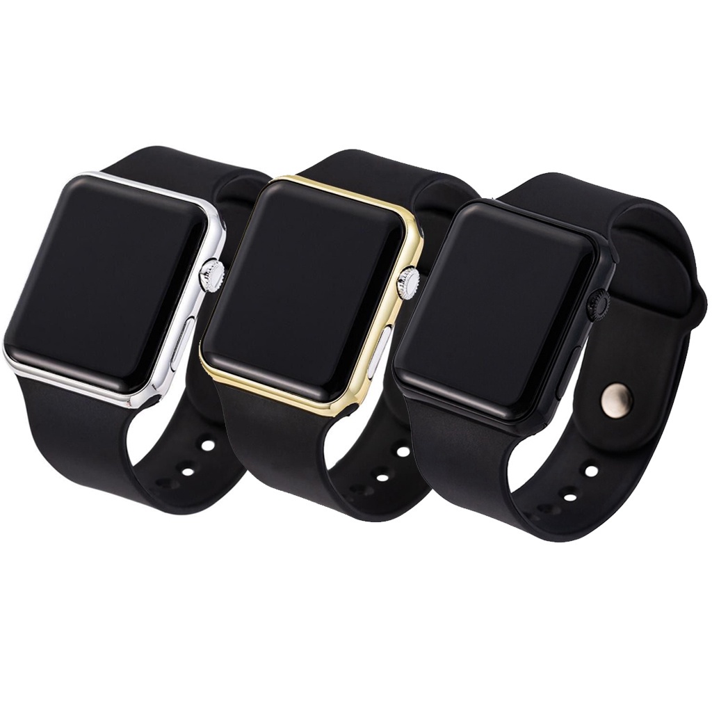 ☛TK☚ LED Watch - Jam Tangan Digital Pria &amp; Wanita - Strap Rubber JT053