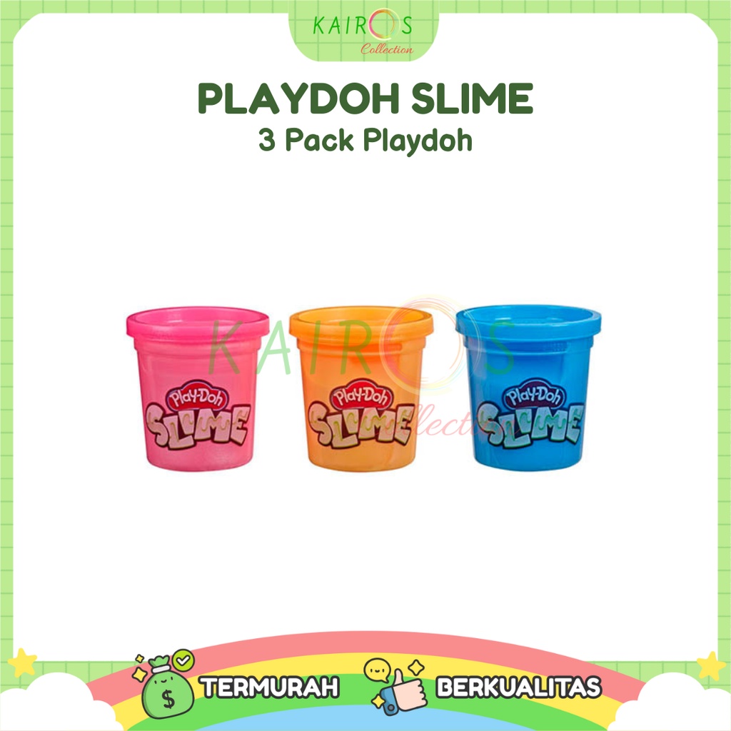 PlayDoh Slime Isi 3 Pack Playdoh