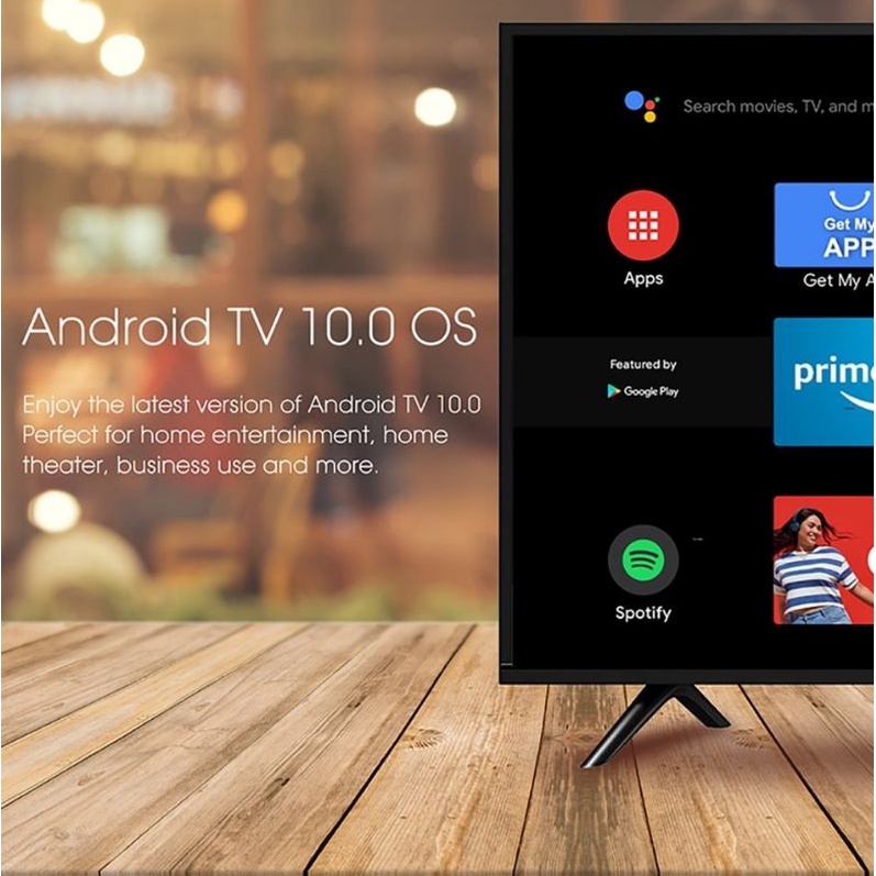 MECOOL Smart TV Box STB Android 10 4K HDR 4/32GB - KM 6 Deluxe Edition - Brown/White
