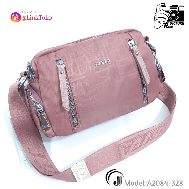 Tas Junfa Motif Selempang Wanita Junfa A2084-328 Original Import