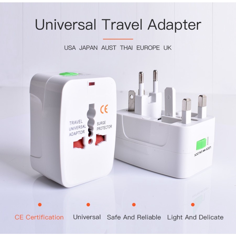 Adaptor Universal / Universal Travel Adaptor / Colokan Universal / Adaptor Internasional