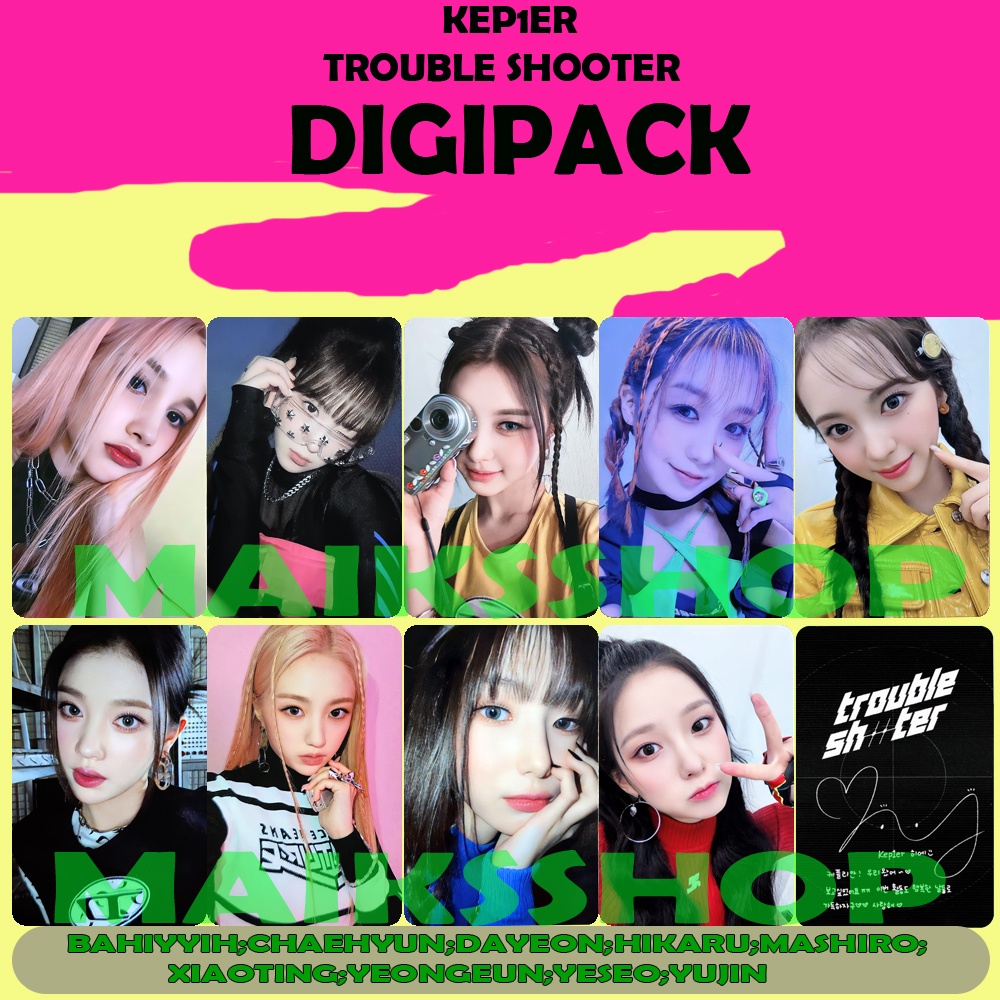 Kepier Kep1er Trouble Shooter Bahiyyih Xiaoting Chaehyun Photocard Kpop