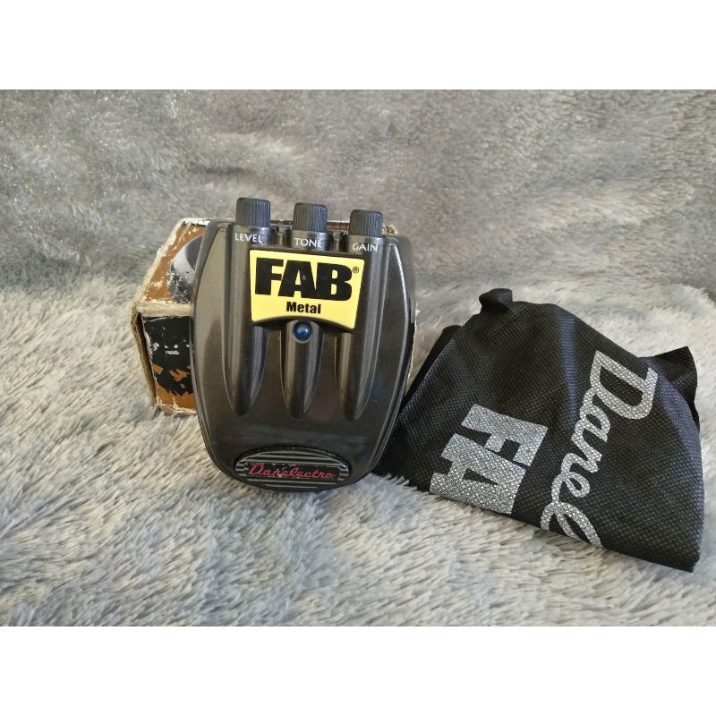 Efek gitar FAB danelectro metal distorsi no delay boss chorus