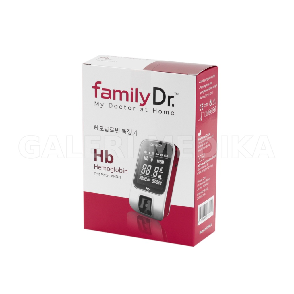 Family Dr - Alat Cek Hemoglobin / Alat Ukur Kadar Hb / Alat Cek Hb