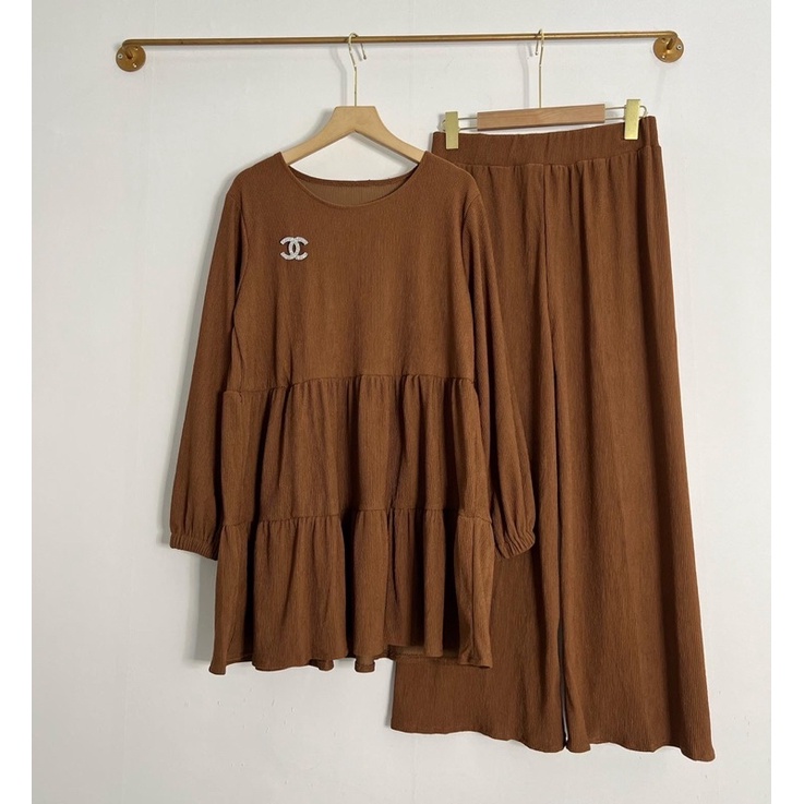 Oneset babydoll pleats