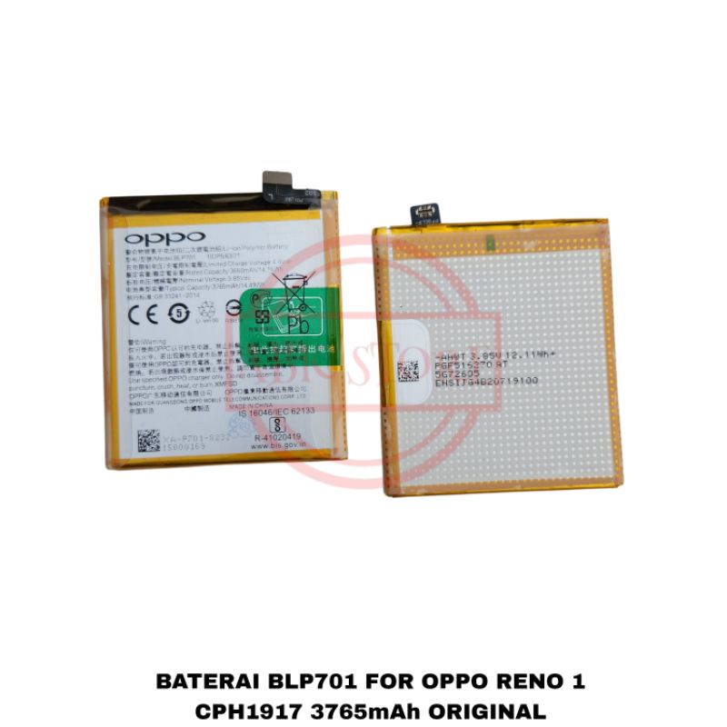 BATERAI BATTERY OPPO RENO 1 CPH1917 BLP701 BATRE ORIGINAL