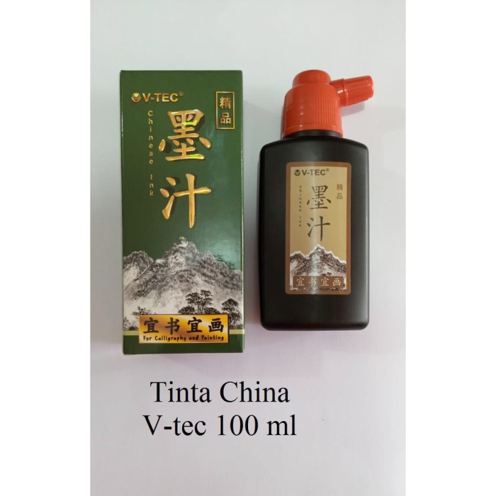

Hemat Vtec Tinta China Kaligrafi 100 Ml Chinese Ink Tinta Cina V-Tec Terlaris