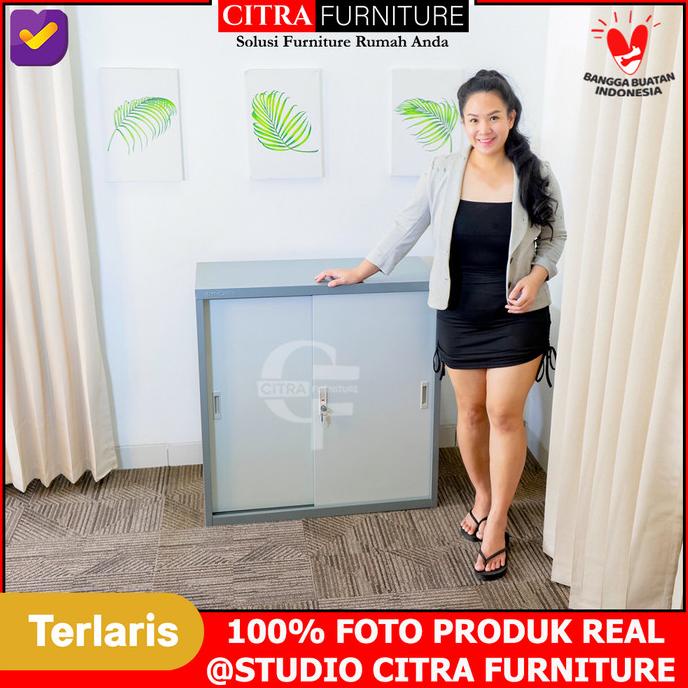

Cargo | Lemari Arsip Besi 2 Pintu Sliding Pendek|Lemari Sleding Kantor