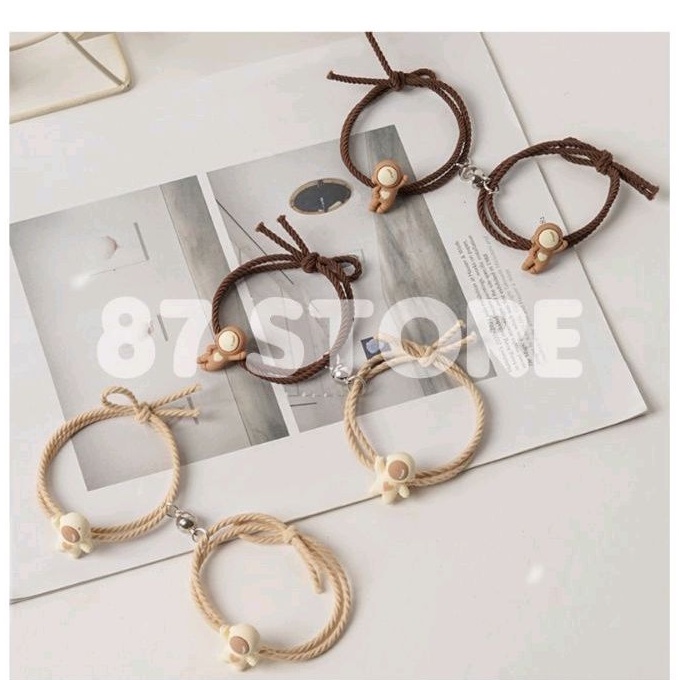 2 PCS GELANG COUPLE MAGNET PASANGAN - GELANG ASTRONAUT MAGNET