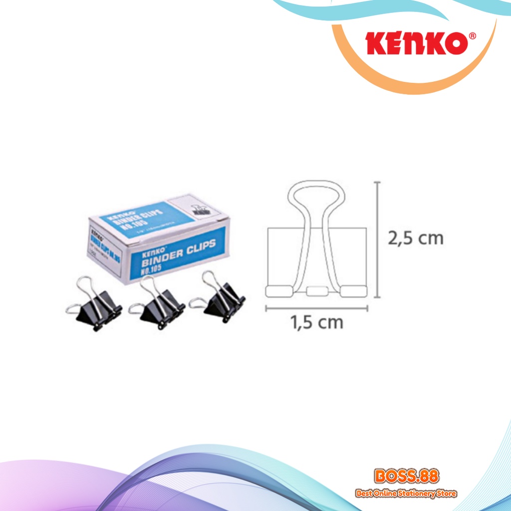 

BINDER CLIP / KLIP BINDER KENKO NO. 105