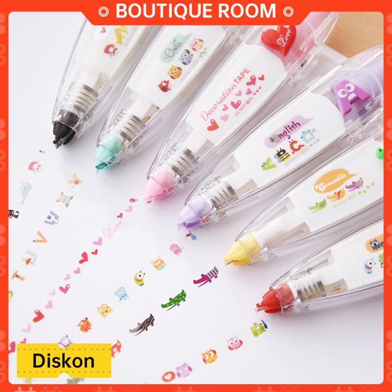 

Ready✨Penggantian Pola Lucu Isi Ulang Siswa Menandai Pita Koreksi Buku Harian DIYBER