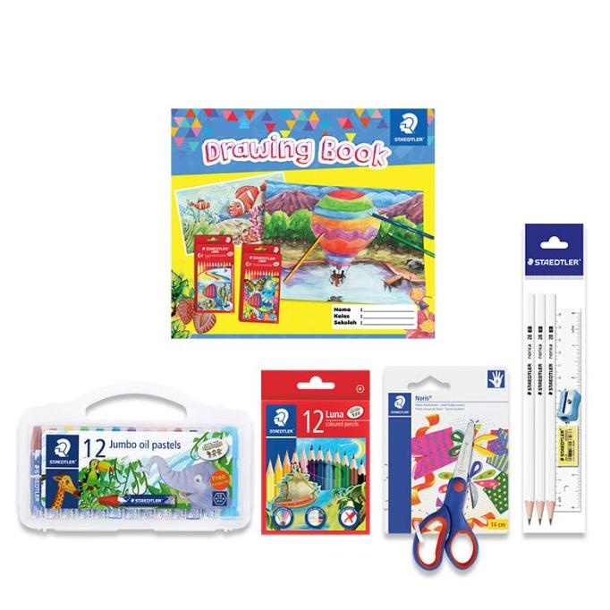 

[COD] STAEDTLER Paket Alat Tulis PAUD - Free Buku Gambar TERUJI Kode 1166