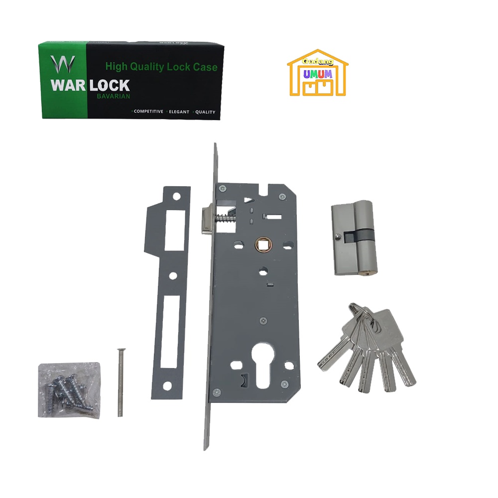 Body Kunci Lidah Warlock Pintu Besar Stainless SUS 304