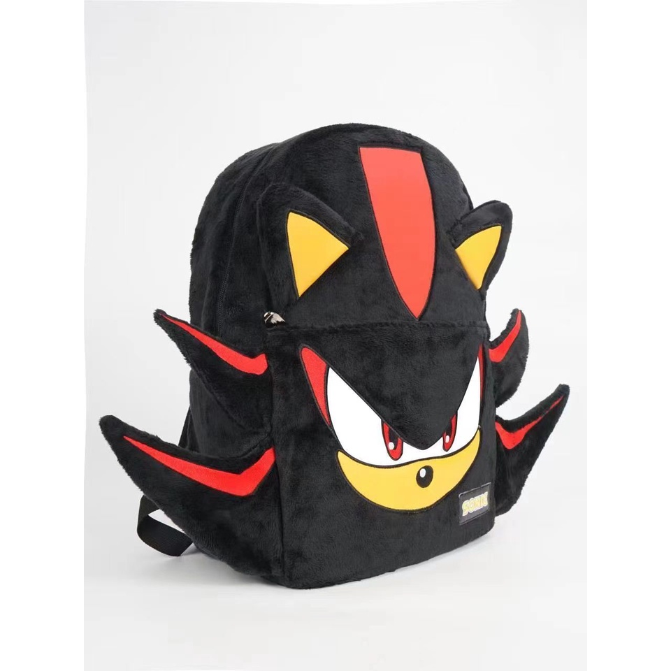 ✆▣Sera impor wlgs buatan sendiri Sonic shadow black plush niche backpack couple