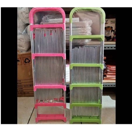 MJS 955 - Rak Sepatu 4 Susun 5 Susun Rak Serbaguna Multifungsi Bongkar Pasang Tempat Sepatu Sandal CH104 VANSTAR