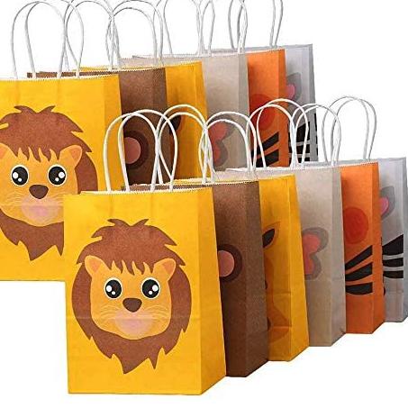 

Buruan Belanja 12 Pcs Tas Loot Kertas Kraft Hewan Liar Hutan Pesta Bertema untuk Dekorasi Pesta Ulang Tahun