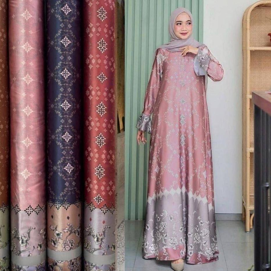 Harga Bersahabat.. Gamis Abaya Dior Silk Gamis Dress Kondangan Model Terbaru Gamis 2022 Modern Lebar