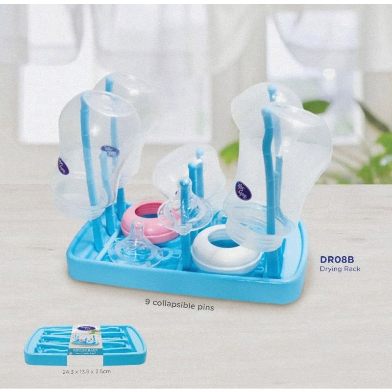 Baby Safe Drying Rack DR08 - Rak Pengering Botol Susu Bayi