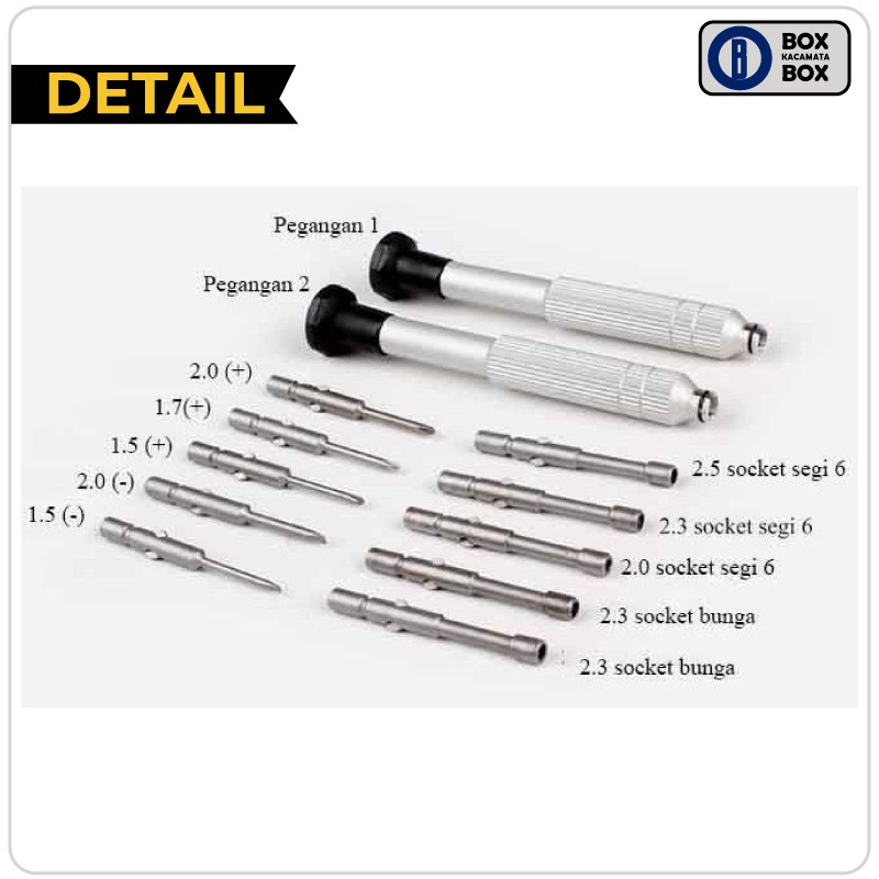 Obeng Kacamata Serbaguna / Set Obeng 3in1 / 5in1 / 10 in 1 Multifungsi Reparasi / Set Obeng Kecil Aksesoris Screwdriver Toolkit