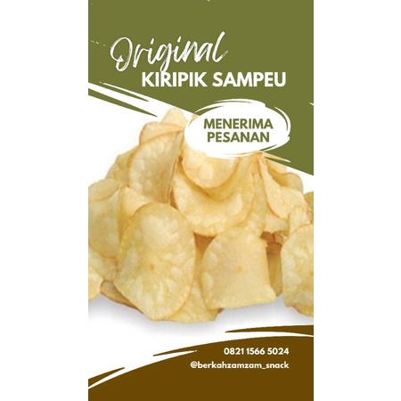 

Snack lokal kiloan 450g home made KIRIPIK SAMPE ORIGINAL tidak pedas
