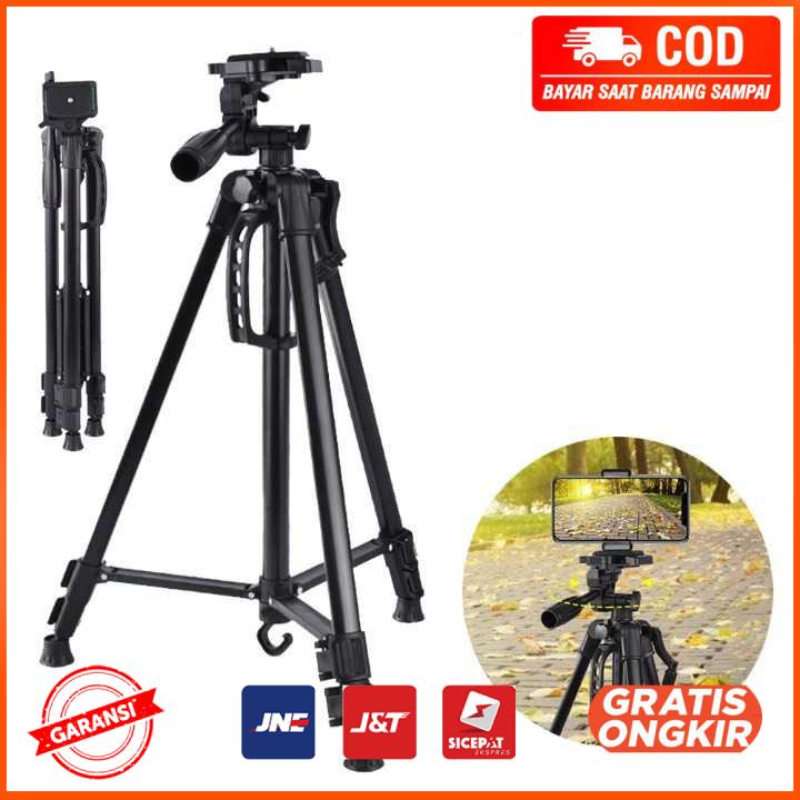 Tripod Kamera Profesional Portabel Aluminium 50140 cm 3366