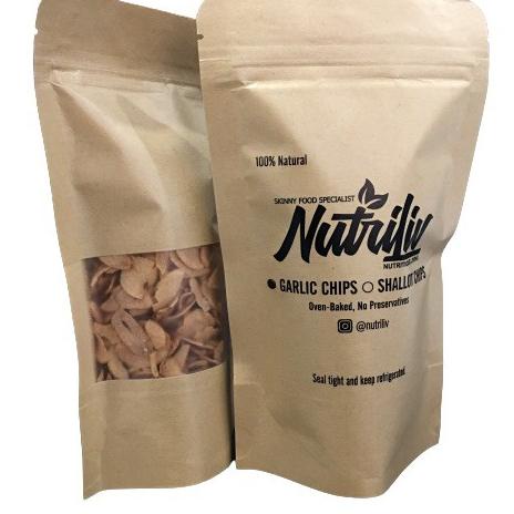 

Belanja Hore--Nutriliv Baked Garlic Chips, Baked-Not Fried Bawang Putih Panggang