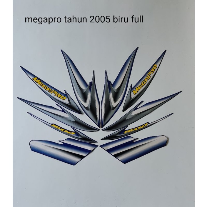 STRIPING ORI HONDA MEGAPRO th 2005