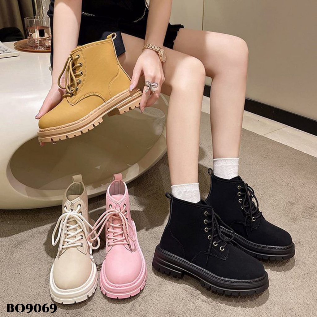 PRF Sepatu Boots Fashion Korea BO9069