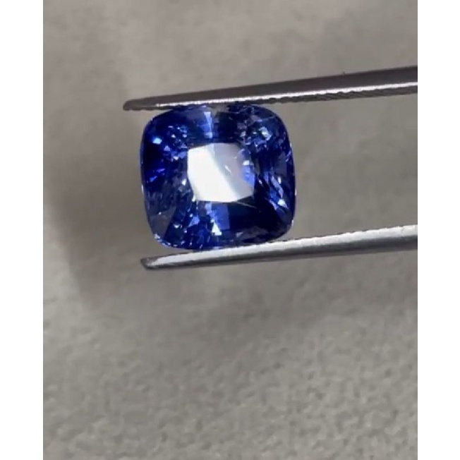 rare item natural [BLUE SAPPHIRE CEYLON HEAT ONLY 7.12CT TOP LUSTER] blue safir untuk emban cincin ring emas perak