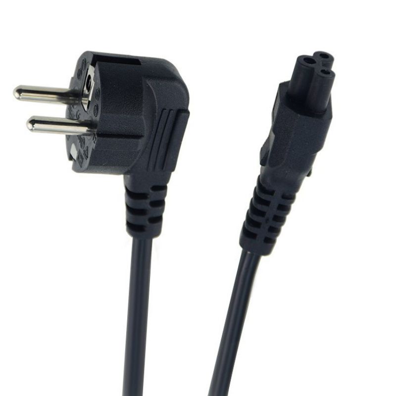 Kabel power adaptor charger laptop 3 lubang / hole panjang 1.8m