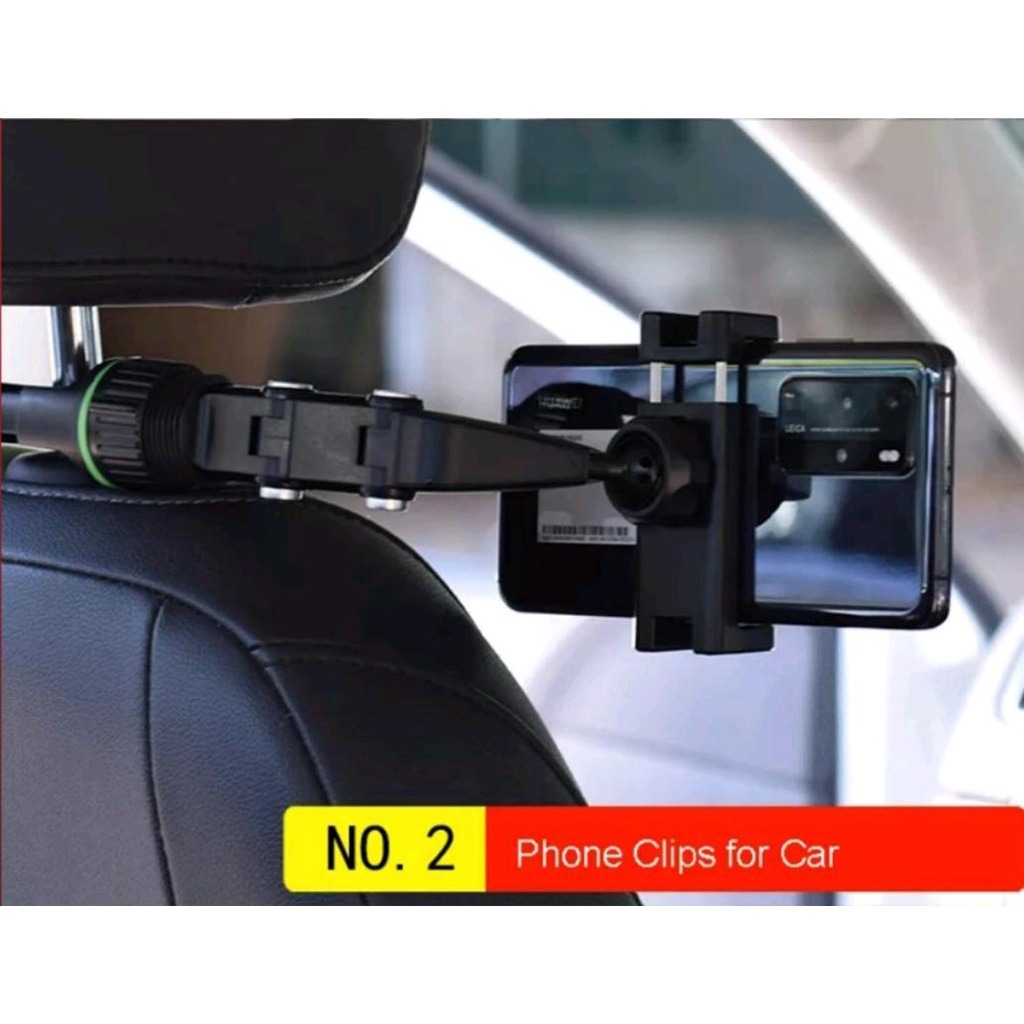 Holder HP Mobil Universal Gantung 360' Mirror Kaca Tengah Mobil Jepitan