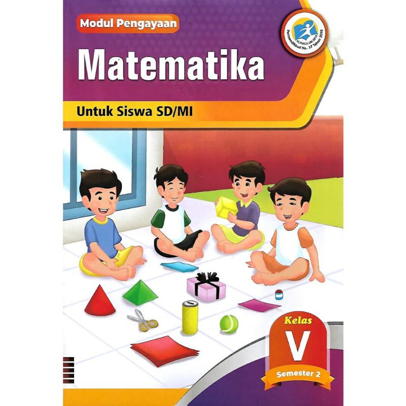 Buku Modul Pengayaan/LKS Matematika Kelas 5  SD/MI Semester 2 Kurikulum 2013