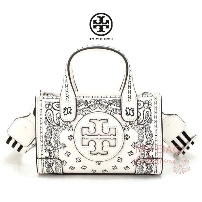 Tory Burch Ella Printed Leather Micro Tote