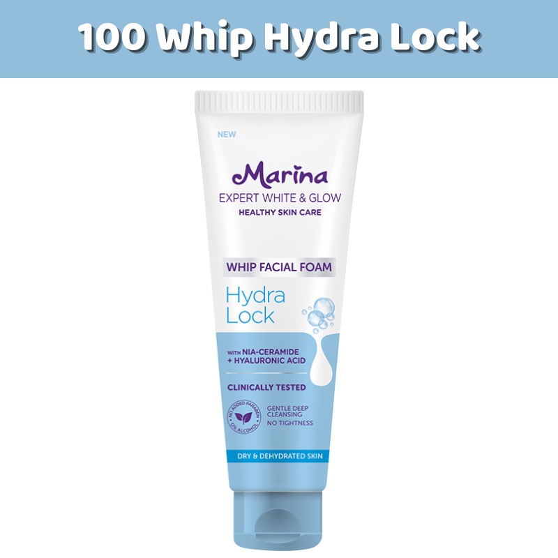 Marina Facial Foam Gel Whip Expert White Glow
