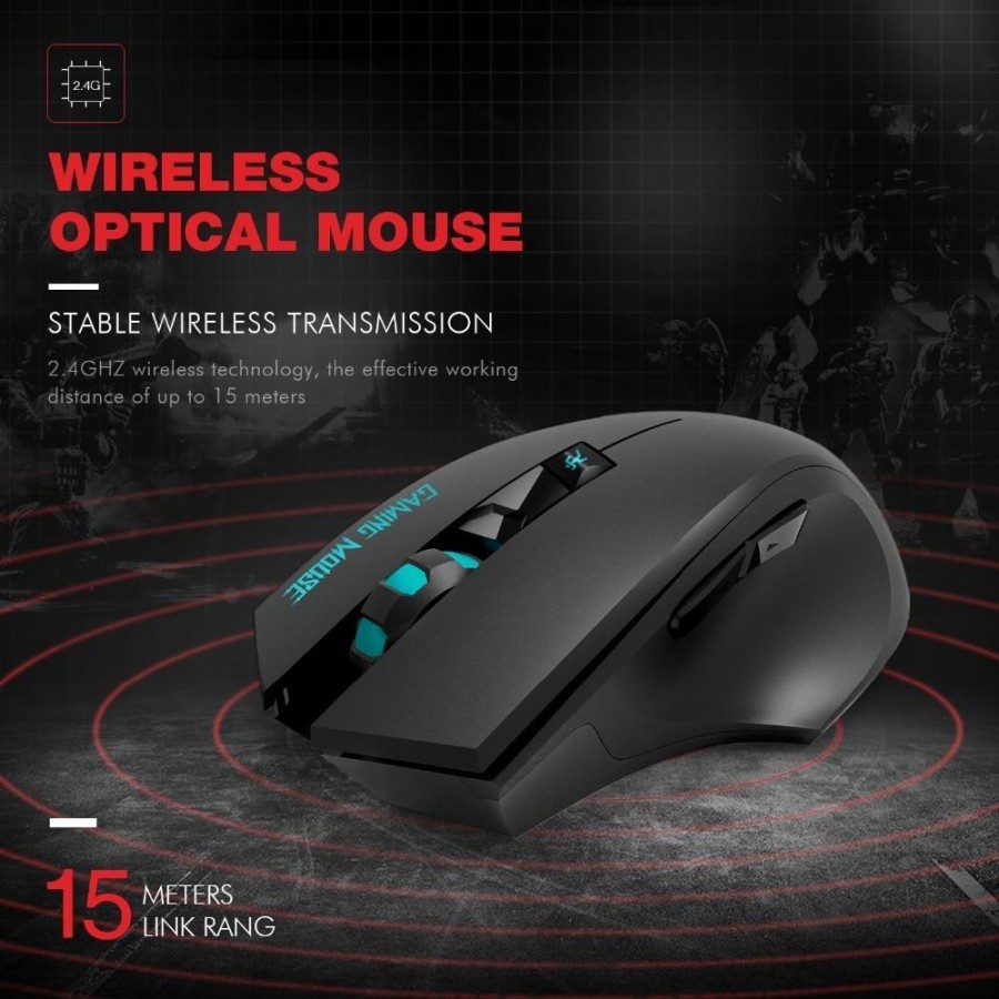 Havit HVMS976GT / HV-MS976GT Gaming Mouse Wireless Usb Optic MS976GT