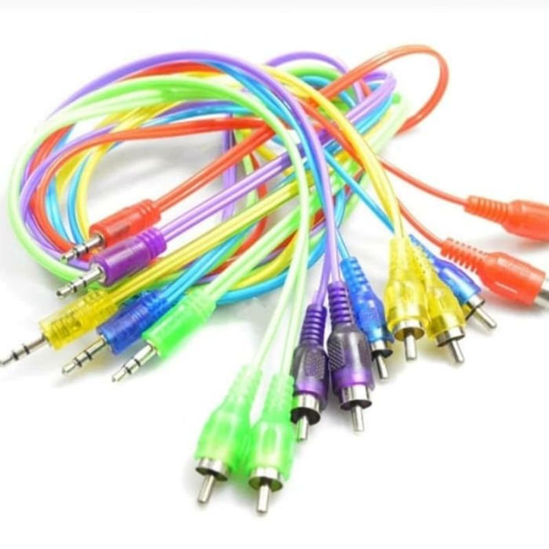 kabel jack tv ke speaker 2 in 1