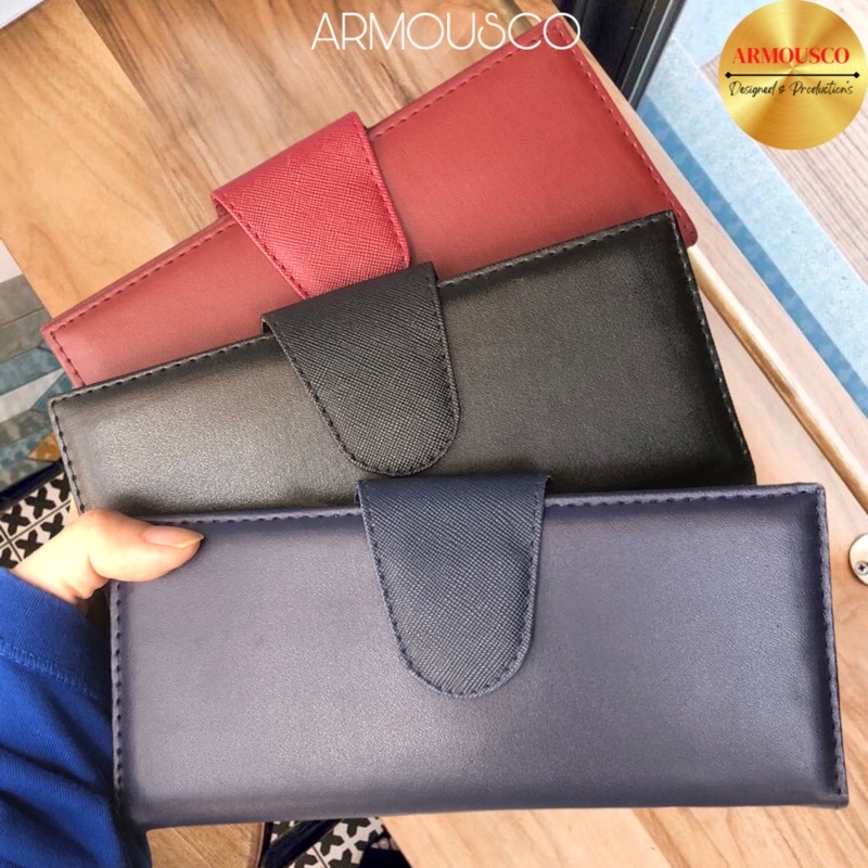 DOMPET PANJANG WANITA ARMOUS / DOMPET LIPAT FASHION WANITA / DOMPET KARTU DAN UANG WANITA ELEGAN TRENDY TERBARU