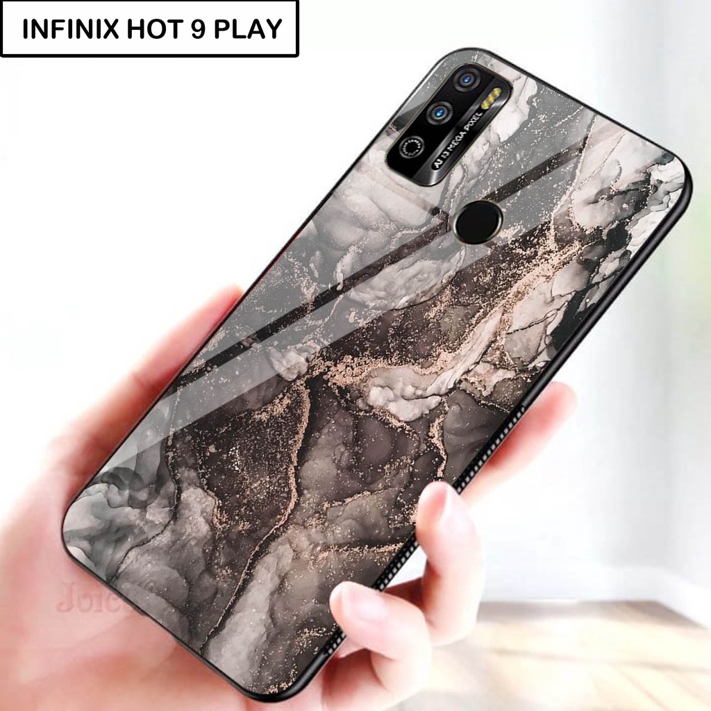 Softcase Kaca For INFINIX HOT 9 PLAY - Case Handphone INFINIX HOT 9 PLAY [T32].