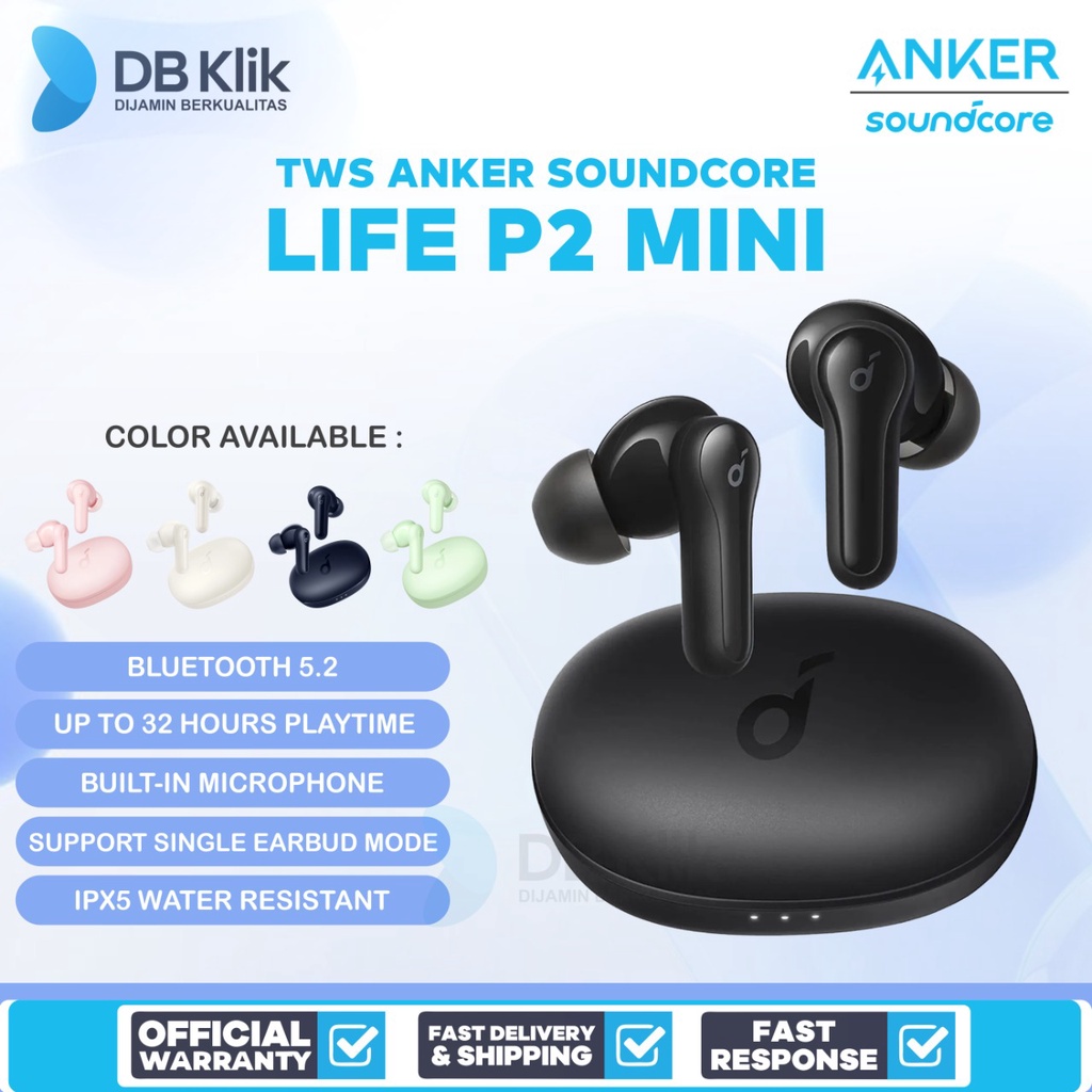 TWS Anker Soundcore Life P2 Mini A3944 - Anker Soundcore Life P2 Mini