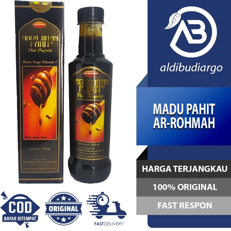 

10.10 ✨SALE✨ MADU HITAM PAHIT AR ROHMAH PLUS PROPOLIS 460 GRAM !!