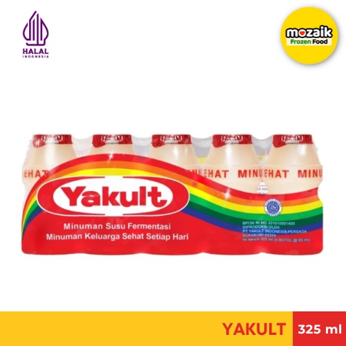 

Yakult Probiotic Drink per pack isi 5