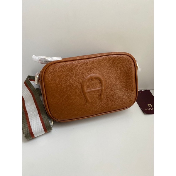 Aigner NORA CAMERA BAG XS cognac