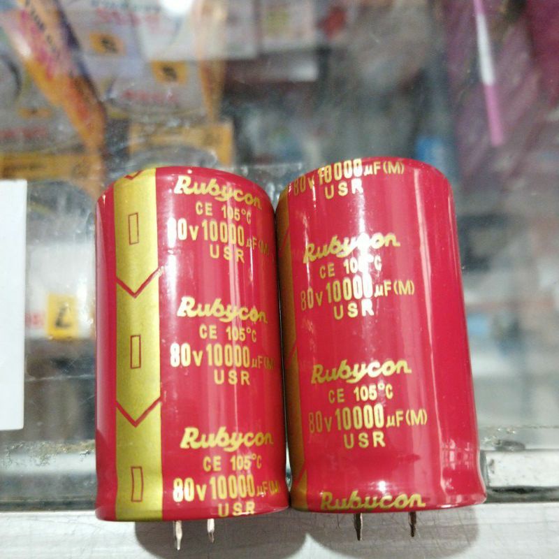 elco rubycon 10000/80v elko rubycon merah